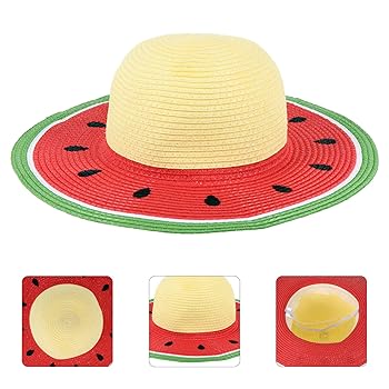 Amazon.com: KESYOO 1pc Parent-boy Girl Watermelon Straw Hat